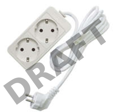 Удлинитель 2х3м с заземл. 16А IP20 3.5кВт Союз 481S-6203