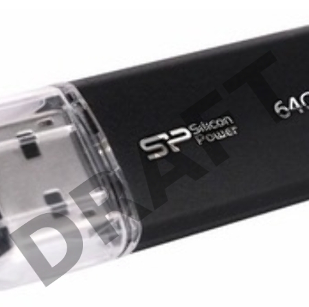 Флеш Диск Silicon Power USB Drive 64Gb Ultima II SP064GBUF2M01V1K {USB2.0, Black}