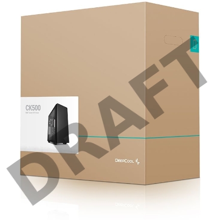 Корпус Deepcool CK500 черный без БП ATX 2x120mm 1x140mm 2xUSB3.0 audio bott PSU