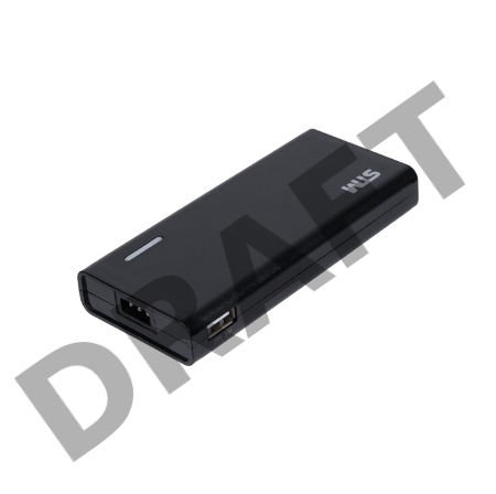 Универсальный адаптер для ноутбуков на 65Ватт Адаптер для ноутбуков STM SLU65, 65W, USB(2.1A), slim design