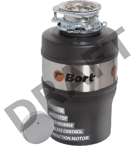 Измельчитель пищевых отходов Bort Alligator Max, 560 Вт., объём 1 600 мл., ПДУ