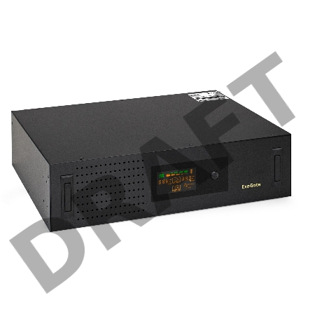 ИБП ExeGate ServerRM UNL-3000.LCD.AVR.2SH.3C13.USB.3U <3000VA/1800W, Color LCD, AVR, 2*Schuko+3*C13, USB, 3U, установка в стойку, Black>