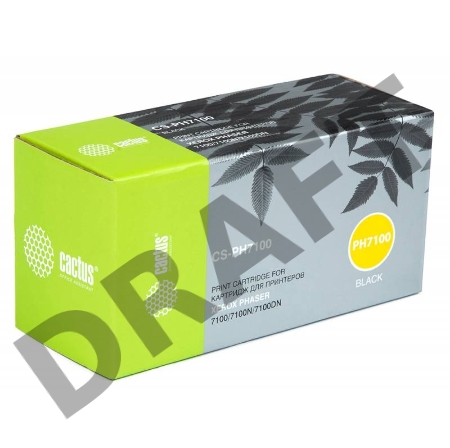 Тонер Картридж Cactus CS-PH7100 (106R02612) черный для Xerox Phaser 7100/7100N/7100DN (5000стр.)