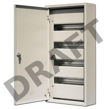 Корпус метал. навес. 680х350х120 60мод. IP31 ЩРН-60 DEKraft 30208DEK