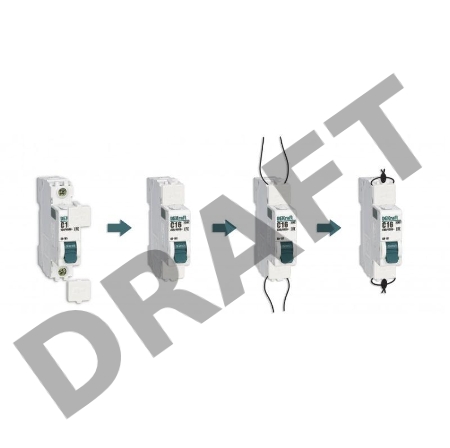 Заглушка клем. пломбир. для ВА-101 нов. SchE 18107DEK