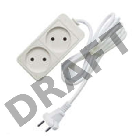 Удлинитель 2х7м без заземл. 10А IP20 2.2кВт Союз 481S-1207