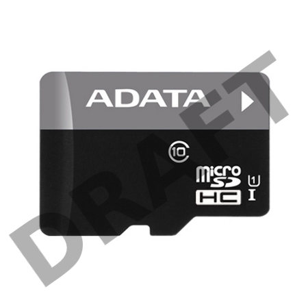 Флеш карта microSDHC 32GB ADATA  UHS-1 CL10 (AUSDH32GUICL10-RA1) + SD adaptor