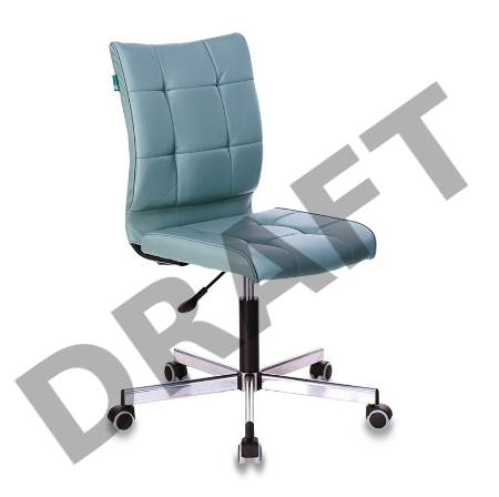 Кресло Бюрократ CH-330M/GREY без подлокотников серый Linkoln искусственная кожа крестовина металл