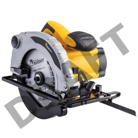 Пила дисковая Kolner KCS 185/1500 [кн185-1500цс] { 1500 Вт, 5000 об/мин, диаметр диска 185мм }