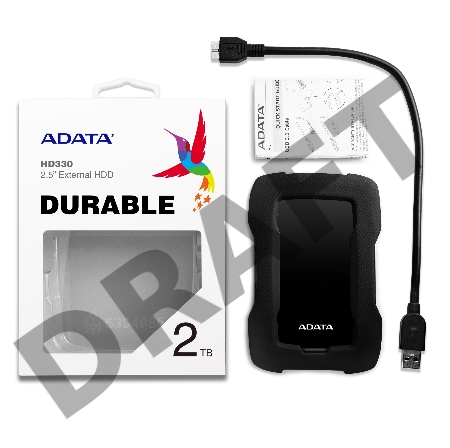 Внешний жесткий  диск 2TB ADATA HD330, 2,5