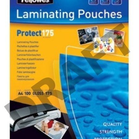 Пленка для ламинирования Fellowes, 175 мкм, A3, 100 шт., глянцевая (FS-53088)