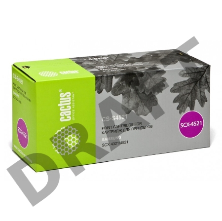 Тонер Картридж Cactus CS-S4521 черный для Samsung SCX-4521F 4321 (3000стр.)