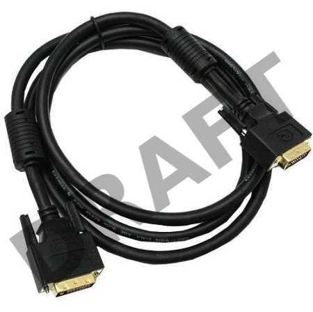 Кабель видео Buro DVI-D(m)/DVI-D(m) 1.8м. феррит.кольца Позолоченные контакты черный (DVI-D)