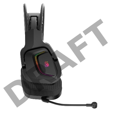 Наушники с микрофоном A4Tech Bloody MR575 черный BT оголовье (MR575)