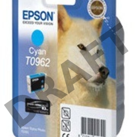 Картридж струйный Epson T096240 C13T09624010 голубой для Epson St R2880 (11мл)