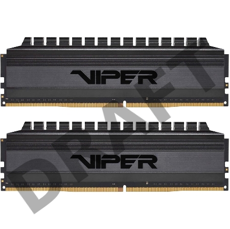 Оперативная память DDR 4 DIMM 16Gb (8GBx2) PC24000, 3000Mhz, PATRIOT BLACKOUT Kit (PVB416G300C6K) (retail)