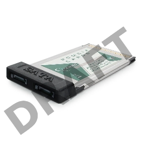 Контроллер Gembird CardBus PCMCIA на 2 SATA порта