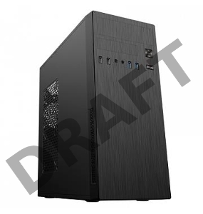 Корпус MidiTower Powerman DA812BK Black PM-500ATX-F 2*USB 2.0+2*USB 3.0 Audio ATX