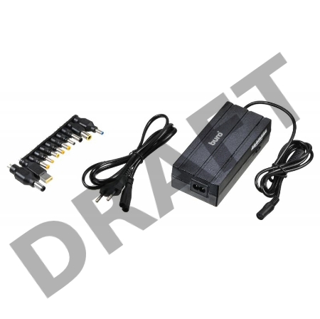 Блок питания Buro BUM-1187H90 ручной 90W 12V-24V 11-connectors от бытовой электросети LED индикатор