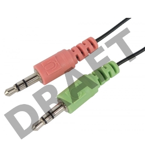 Гарнитура Oklick HS-M143VB черный 1.8м накладные оголовье