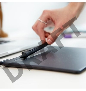 Планшет для рисования Wacom Intuos S CTL-4100K-N USB черный