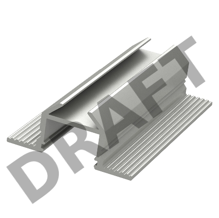 Алюминиевый анодированный профиль накладной/врезной угловой