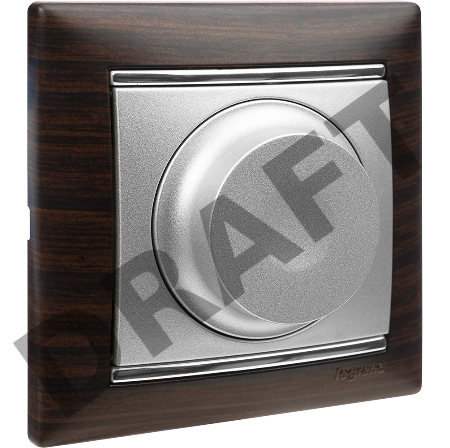 Рамка 1п ТемнДер/Сереб VLN Рамка 1п ТемнДер/Сереб VLN