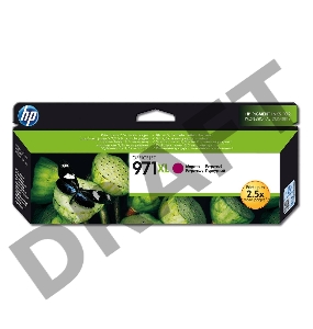 Картридж струйный HP 971XL CN627AE пурпурный для HP OJ Pro X476dw/X576dw/X451dw/X551dw (6600стр.)