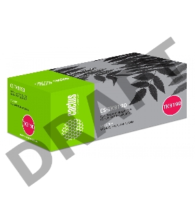 Тонер Картридж Cactus CS-TK3190 черный (25000стр.) для Kyocera Ecosys P3055dn/P3060dn