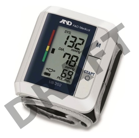 Тонометр запястный A&D UB-202