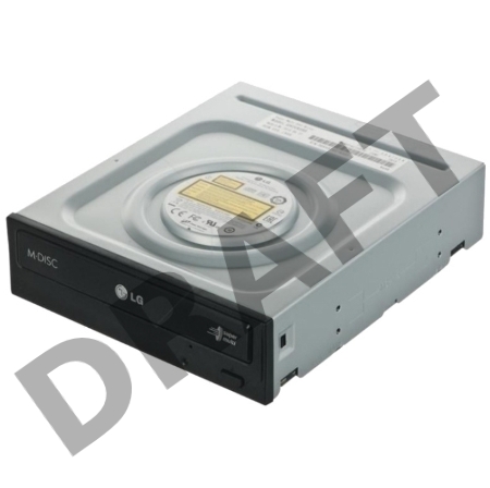 Оптический привод DVD-RW LG GH24NSD5 (SATA, внутренний, черный) OEM