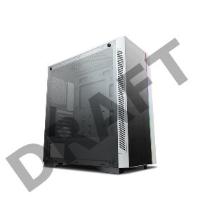 Корпус Deepcool MATREXX 55 V3 ADD-RGB WH 3F без БП, большое боковое окно, 3xRGB LED 120мм ветилятора спереди, RGB LED спереди, белый, ATX