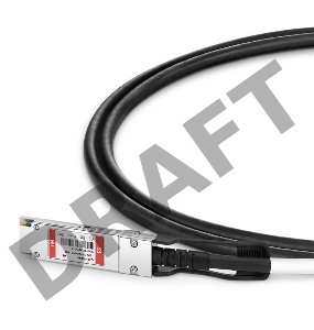 Твинаксиальный медный кабель 1m (3ft) FS for Mellanox MCP1600-E001E30 Compatible 100G QSFP28 Passive Direct Attach Copper Twinax Cable for InfiniBand EDR