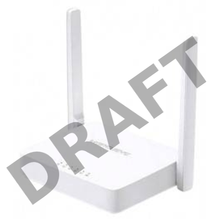 Маршрутизатор Mercusys MW305R Wi-Fi роутер 300 Мбит/с 2,4 ГГц, 1 порт WAN 10/100 Мбит/с + 4 порта LAN 10/100 Мбит/с, 2 фиксированные антенны