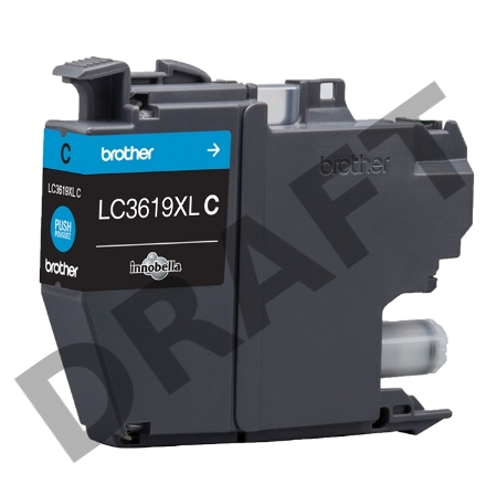 Картридж Brother струйный LC3619XLC голубой повышенной емкости 1500 стр. для MFC-J3530DW, MFC-J3930DW