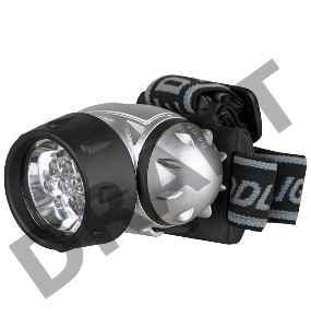 Фонарь ULTRAFLASH LED5351  налобн металлик 7led 3 реж 3xr03 пласт коробка