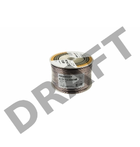 Кабель акустический PROconnect 2х0,75 мм², прозрачный BLUELINE, бухта 100 м