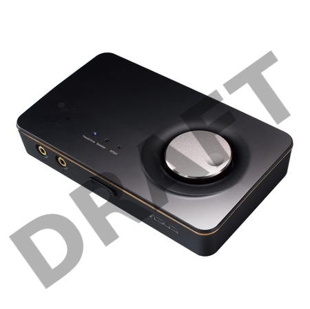 Внешняя звуковая карта ASUS USB 7.1 audio card Hi-Fi  (USB2.0, 4x3.5+2xRCA+1xS/PDIF, Black)