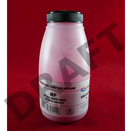 Тонер HP CLJ 1600/2600 Magenta, химический (фл. 80г) B&W Premium (Mitsubishi) фас. России