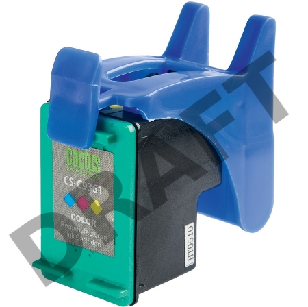 Картридж струйный Cactus CS-C9361 трехцветный для №136 HP DJ5443/D4163 PS2573/C3183 (9ml)