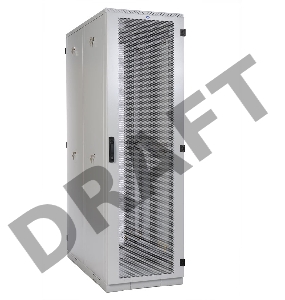 Шкаф серверный напольный 42U (800x1200) дверь перфорированная 2 шт. (ШТК-С-42.8.12-44АА) (3 коробки)