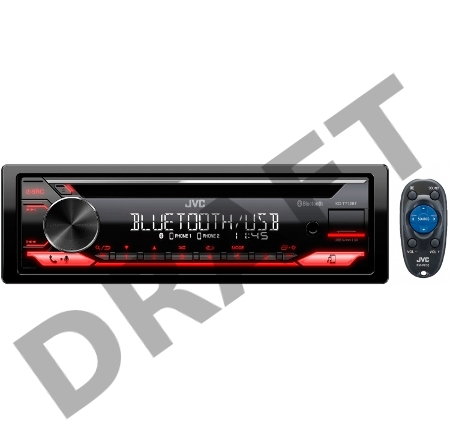 Автомагнитола CD JVC KD-T712BT 1DIN 4x50Вт