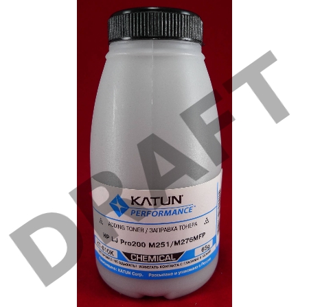 Тонер HP LJ Pro200 M251/M276MFP Black, химический (фл.65г.) Katun фас. России