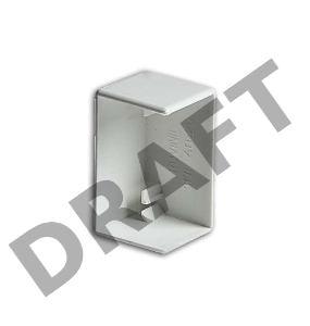 Заглушка 60х40 бел. Рувинил ЗГЛ-60х40