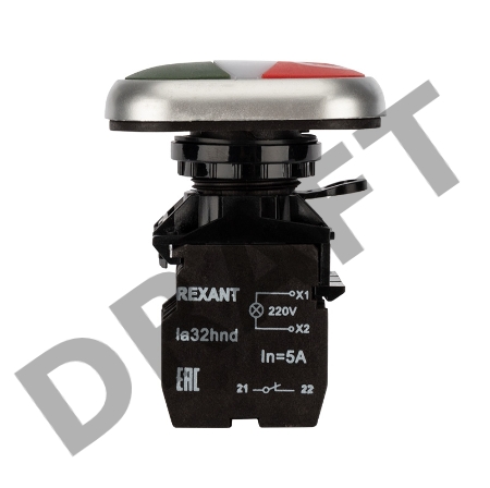 Кнопка LA32HN кр/зел. 