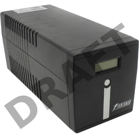 Источник бесперебойного питания PowerMan Smart Sine 1000 black (Pure Sine Wave/LCD Display/USB/Software/RJ11/45)