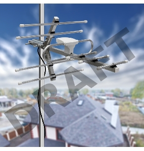 ТВ антенна наружная «Активная» для цифрового ТВ DVB-T2, RX-411 REXANT