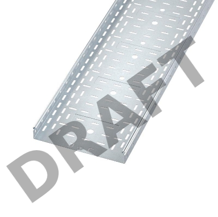 Лоток листовой перфорированный 300х50 L3000 сталь 0.7мм S3 ДКС SPL3530