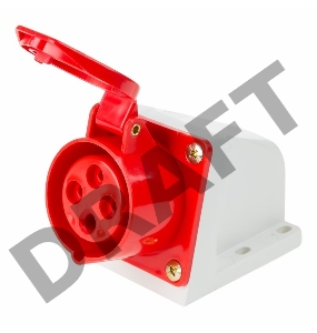 Розетка 114 стационарная 3Р+РЕ 16А 380В IP44 REXANT