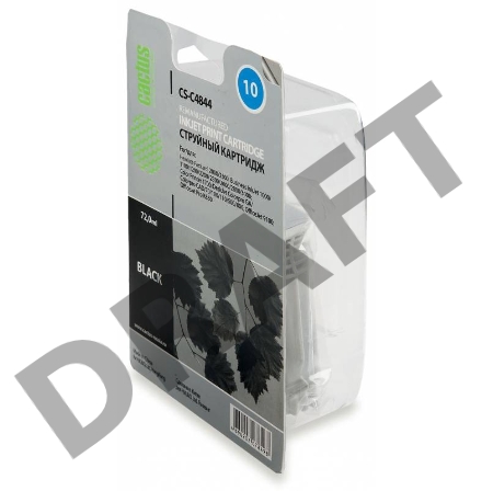 Картридж струйный Cactus CS-C4844 черный для №10 HP 2000/2500/1000/1100/1200 (72ml)